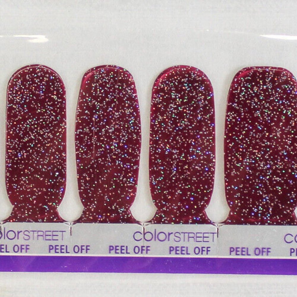 Color Street Nail Strips - Black Cherry Bonbon